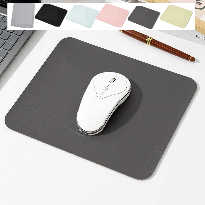 マウスパッド グレイ（深灰色） 滑り止め PCマット シンプルデザイン ＜新品＞ [95187]