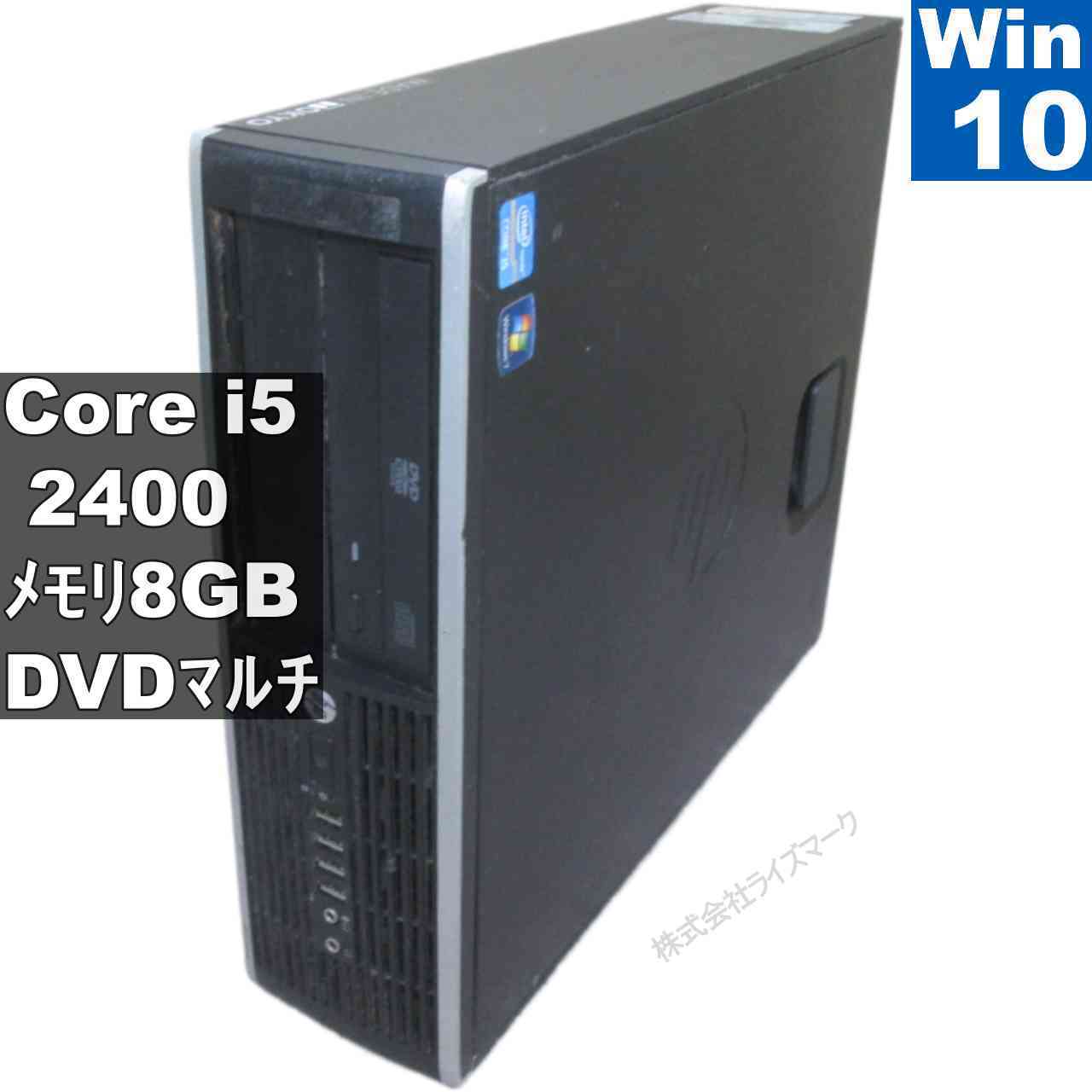 HP Compaq 6200 Pro SFF【Core i5 2400】　【Windows10 Pro】MS 365 Office Web／スリム型／長期保証 [96090]