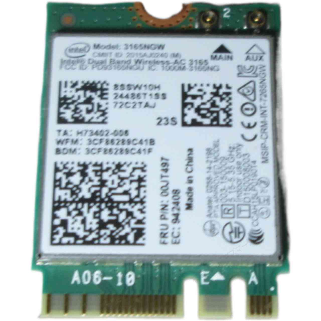 Intel 3165 3165NGW 無線LAN Wi－Fi 保証付 [96294]